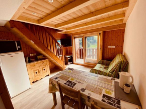 Duplex au cœur du village avec balcon et garage à La Clusaz, proche des pistes et commodités - FR-1-459-216